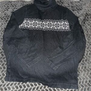 winter high neck long sleeve shirt